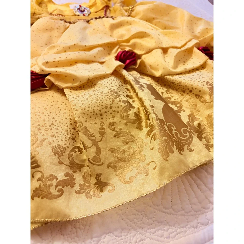 Disney Store Official Belle Costume Dress Toddler Girls Size 3T